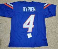 Mens Boise State Broncos #4 Brett Rypien Nike Royal College Football Jersey Dzhi